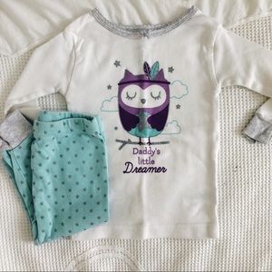 KOALA KIDS owl pajama set